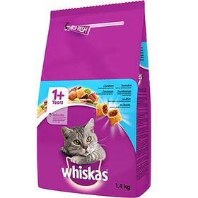 Whiskas 1.4 kg Ton Balıklı ve Sebzeli Yetişkin Kuru Kedi Maması