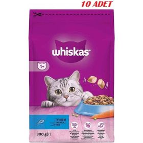 Whiskas 10x300 GR Ton Balıklı ve Sebzeli Yetişkin Kedi Maması