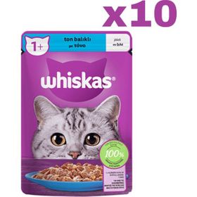 Whiskas 10x85 gr Ton Balıklı Kedi Yaş Maması