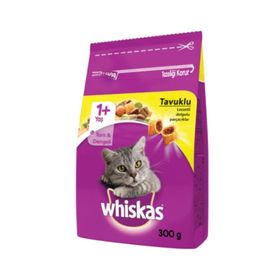 Whiskas 12x300 gr Tavuklu ve Sebzeli Yetişkin Kedi Maması