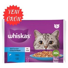 Whiskas 13 Adet 4x85 gr Somonlu Ton Balıklı Kedi Maması
