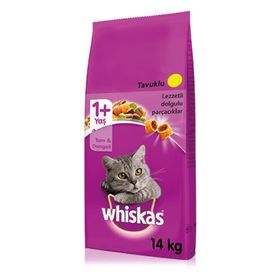 Whiskas 14 kg Tavuk Etli ve Sebzeli Kedi Maması