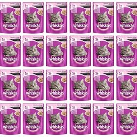 Whiskas 24x85 gr Balık Favorileri Somonlu ve Ton Balıklı Kedi Yaş Mama