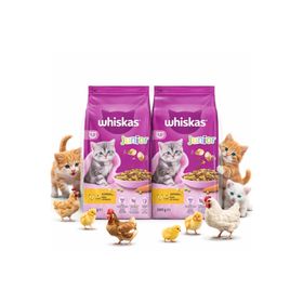 Whiskas 2x300 gr Junior Tavuklu Yavru Kedi Maması