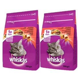 Whiskas 2x300 gr Ton Balıklı Ve Sebzeli Kuru Kedi Maması