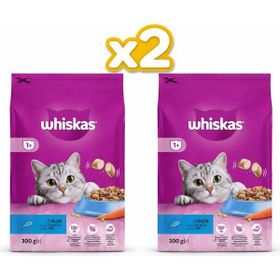 Whiskas 2x300 gr Ton Balıklı ve Sebzeli Yetişkin Kedi Maması