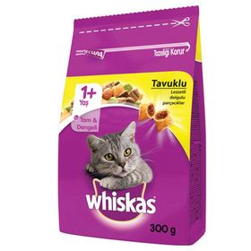 Whiskas 300 GR X 5 Adet Tavuklu Sebzeli Kedi Kuru Maması