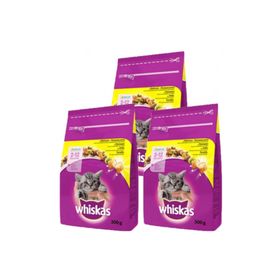 Whiskas 3x300 gr Tavuklu Yavru Kuru Kedi Maması