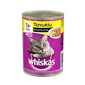 Whiskas 3x400 gr Tavuklu Ton Balıklı Sığır Etli Yaş Kedi Maması