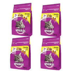 Whiskas 4x300 gr Tavuklu Kuru Kedi Maması