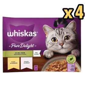 Whiskas 4X85 gr x 4 Adet Pure Delight Tavuk Dilimli Yaş Kedi Maması