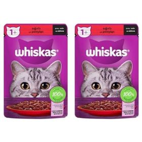 Whiskas 85 G 2'li Paket Sığırlı Poşet Yaş Kedi Maması