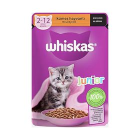 Whiskas 85 gr Gravy Soslu Kümes Hayvanlı Yavru Kedi Pouch