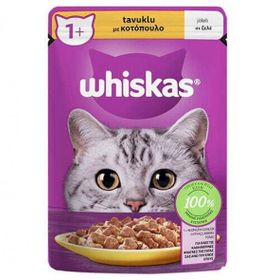 Whiskas 85 gr Tavuklu Poşet Yaş Kedi Maması