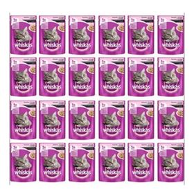 Whiskas 85gr X 24 Adet Pouch Somonlu Yaş Kedi Maması