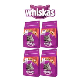Whiskas Biftekli ve Havuçlu 4x300 GR Kuru Kedi Maması