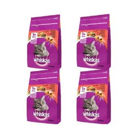 Whiskas Biftekli ve Havuçlu 4x300 GR Kuru Kedi Maması