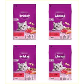 Whiskas Biftekli ve Havuçlu 4x300 GR Kuru Kedi Maması