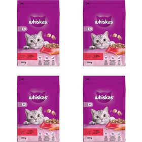 Whiskas Biftekli ve Havuçlu 4x300 GR Kuru Kedi Maması