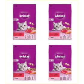 Whiskas Biftekli ve Havuçlu 4x300 GR Kuru Kedi Maması