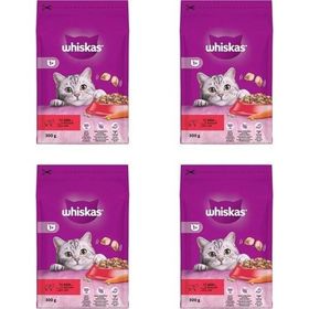 Whiskas Biftekli ve Havuçlu 4x300 GR Kuru Kedi Maması