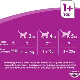 Whiskas Gravy Soslu Sığır Etli 12x400 gr Yetişkin Kedi Konserve