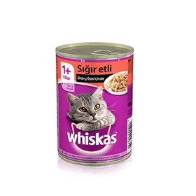 Whiskas Gravy Soslu Sığır Etli 24x400 gr Kedi Konservesi