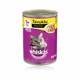 Whiskas Gravy Soslu Tavuklu 400 gr Yetişkin Kedi Konservesi