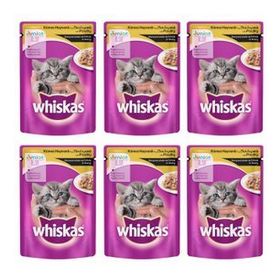 Whiskas Junior Kümes Hayvanlı 6x100 gr Yaş Kedi Maması