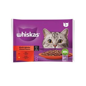Whiskas Klasik Öğünler Poşet 340 gr Yaş Mama
