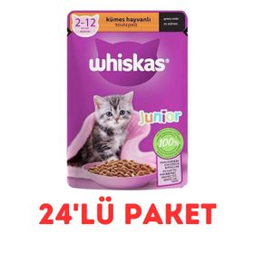 Whiskas Kümes Hayvanlı 85 gr 24'lü Paket Yavru Yaş Kedi Maması
