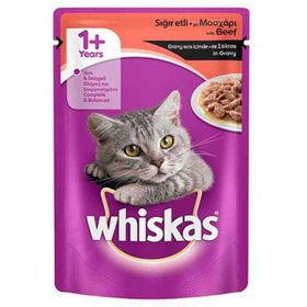 Whiskas Pouch Biftekli Yetişkin Kedi Konservesi