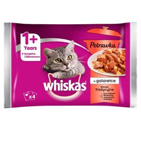 Whiskas Pouch Güveç Eti Çeşitli 4x85 gr Yetişkin Kedi Konservesi