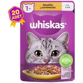 Whiskas Pouch Güveç Tavuklu 85x20 gr Kedi Konservesi
