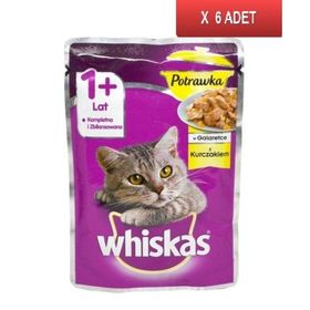 Whiskas Pouch Güveç Tavuklu Kedi Konservesi 6x85 gr