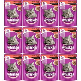 Whiskas Pouch in Jelly Tavuklu 12x100 gr Kedi Maması