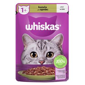 Whiskas Pouch Jöle İçinde Kuzulu 12x85 gr Yetişkin Kedi Konservesi