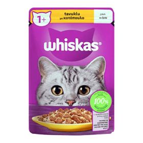 Whiskas Pouch Jöle İçinde Tavuklu ve Hindili 85 gr Yetişkin Kedi Konservesi
