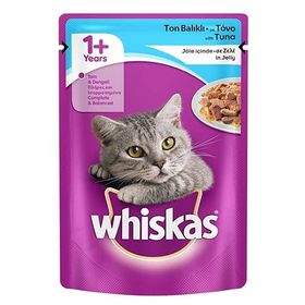 Whiskas Pouch Jöle İçinde Ton Balıklı 85 gr Yetişkin Kedi Konservesi
