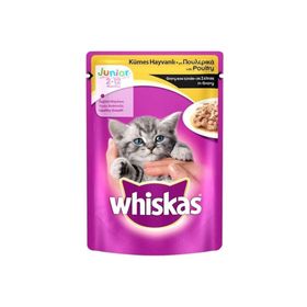 Whiskas Pouch Junior Tavuklu 100 gr Yavru Kedi Konservesi