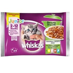 Whiskas Pouch Karışık Güveç 4x85 gr Yavru Kedi Konservesi