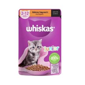 Whiskas Pouch Sos İçinde Kümes Hayvanlı 85 gr Yavru Kedi Konservesi