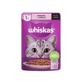 Whiskas Pouch Sos İçinde Somonlu 85 gr Yetişkin Yaş Kedi Konserve Maması