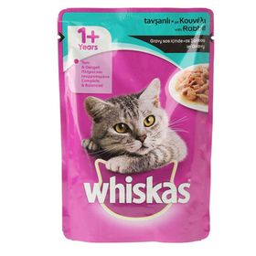 Whiskas Pouch Tavşanlı 24x100 gr Kedi Maması