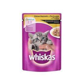 Whiskas Pouch Yavru Kümes Hayvanlı 24x100 gr Yaş Kedi Maması