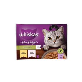 Whiskas Pure Delight 4x85 gr Tavuk Somon Kedi Pouch