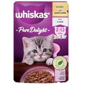 Whiskas Pure Delight 85 gr Tavuklu Yavru Kedi Pouch