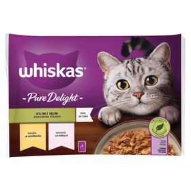 Whiskas Pure Delight Dilimli Seçim Tavuklu ve Somonlu Poşet 340 gr Yaş Mama