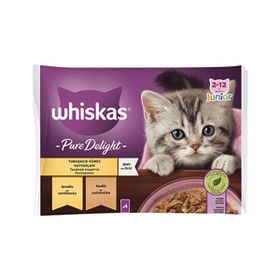 Whiskas Pure Delight Kümes Hayvanlı 4x85 gr Yaş Kedi Maması