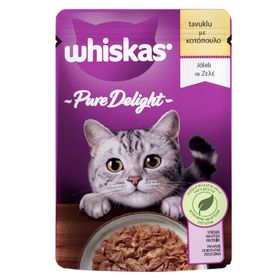 Whiskas Pure Delight Yavru Tavuklu Poşet 85 gr Yaş Mama